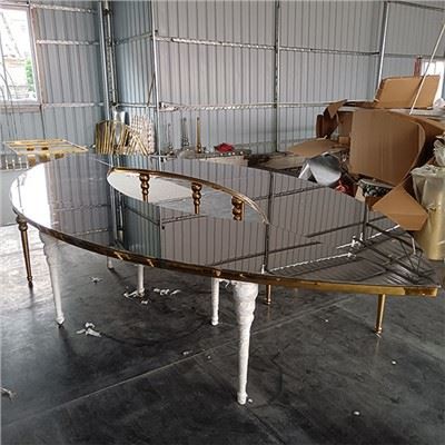 Katta oval shisha ovqat stoli