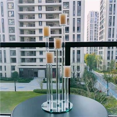 Uzun bo'yli akril shamdonlar