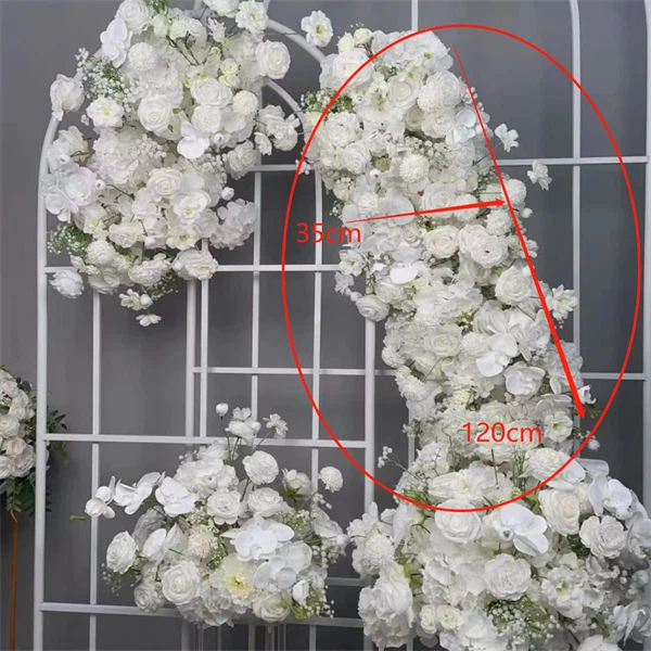 silk flower table runner
