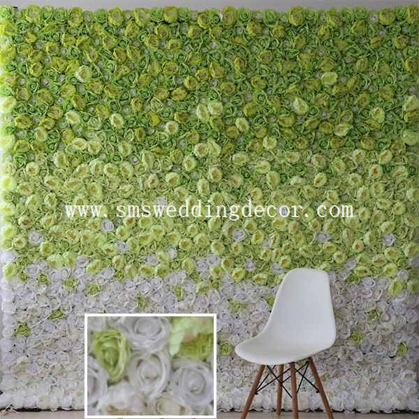 outdoor flower wall