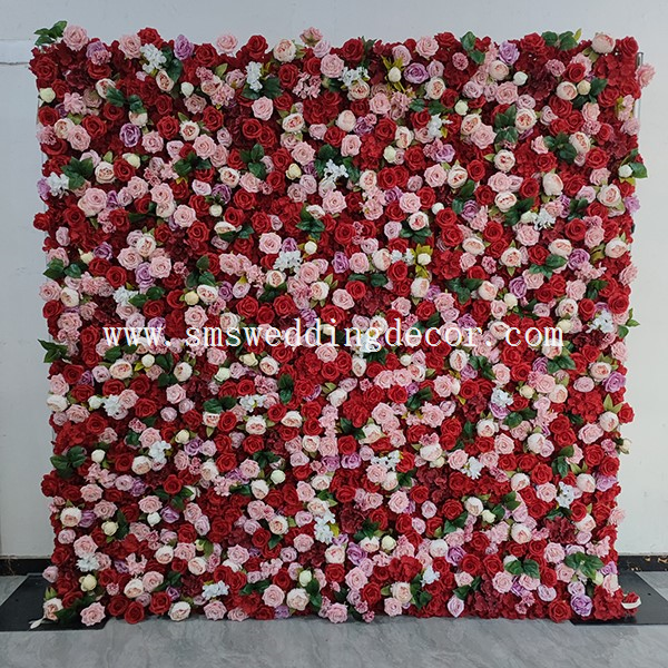 faux flower wall faux flower wall